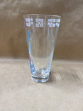 Tall Floral Stain Glass Style Vase