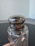 Tiffany & Co. Crystal Perfume Bottle with Sterling Silver Lid