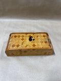 Decorative Wooden Box With Rolling Top