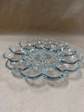 Anchor Hocking Clear Glass Deviled Egg Plate // 2 Available // *** PRICED INDIVIDUALLY ***