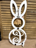 Bunny Wall/Door Decor with Letter ”C”