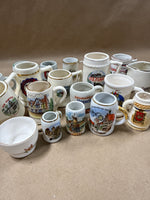 (C) 20 Piece Stein Glass Lot