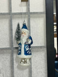 Santa with Tree Ornament