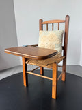 American Style Vintage School Desk Doll Chair with Pillow
