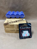 Poker Chip And Dice Lot