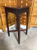 Mahogany Square Accent Table