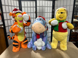 Winnie the Pooh Holiday Greeter Lot E,  3 pc, 22"-26"H.