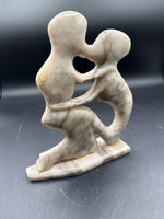 Soapstone Kissing Couple Statue