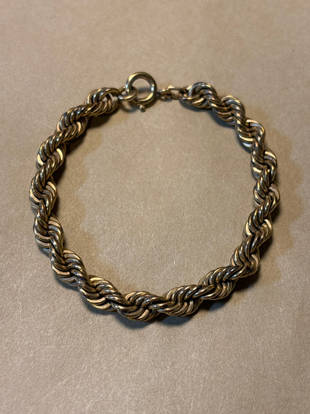 Gold Plate Twisted Bracelet