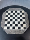 Heavyweight Reversible Marble Chessboard AS IS (READ DESCRIPTION CAREFULLY)