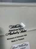 Andrea by Sadek Colonial Williamsburg God Bless the USA Ceramic Sandwich Tray