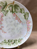 1980 Handpainted Floral Plate - E. Skelly