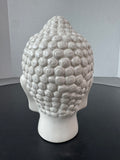White Ceramic Buddha Head