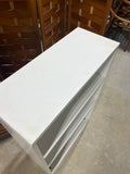 White Particle Board Bookcase