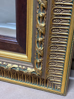 Mirror with Gold, Green & Brown Frame - TWO AVAILABLE PRICED INDIVIDUALLY $40 EA
