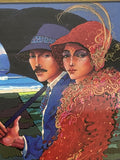 Sunday In The Park Print by Otto de Aguiar; Signed