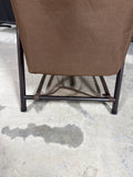 Brown Folding Canvas Laundry Hamper (A)