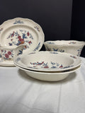 (C) 7-Piece Wedgwood Williamsburg Potpourri China Serving Set