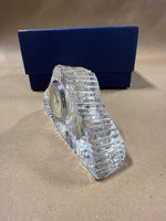 Small Tipperary Crystal Desk Clock With Box