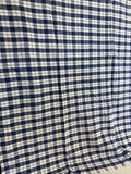 Gingham Blue Tablecloth