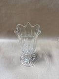 Tulip Style Clear Glass Vase
