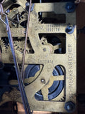 Hand Carved & Painted Vintage Wooden German Black Forest Musical Cuckoo Clock with Pendulum and Weights