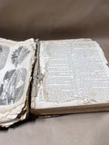 Antique 1800s Holy Bible - Contains Apocrypha Books READ DESCRIPTION