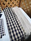 Plaid & Hearts  Dish Towels, 4 pc