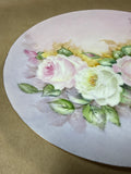 Floral Hand Painted Decorative Plate (A)
