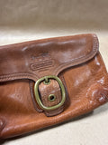 Brown Coach Bleeker Legacy Wristlet