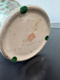Pale Blue Chinese Butterfly Floral Vase