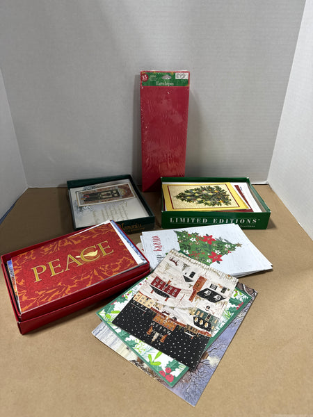 Assorted Christmas Cards And Envelopes