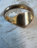 10K Gold Signet Ring SIZE 5.5
