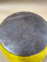 Yellow Copco Denmark Dutch Oven MISSING LID