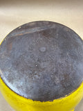 Yellow Copco Denmark Dutch Oven MISSING LID