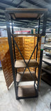Industrial Metal/Wood Shelf