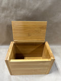 (B) Wooden Index Card Holder // 3 Available // PRICED INDIVIDUALLY