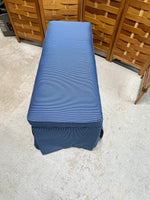 Blue Upholstered Bench