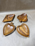 Wooden Playing Cards Nut Bowls