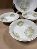 Set Of 5 Silesia Reinhold Schlegelmilch Floral Bowls