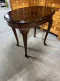 Vintage Cherry Oval End Table
