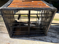 Vintage Wooden Milk Crate