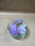 Seaglass In Clear Glass Bowl