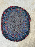 Small Braided Rug, 28"x22"