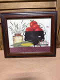 Primitive Country Kitchen Folk Art Patriotic Print