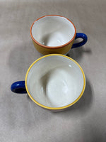 (B) Set Of 2 Mexican Sunrise Coffee Mugs