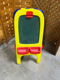 Crayola Double Sided Easel with Dry Erase Board and Chalk Board