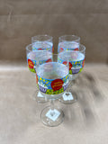 Happy Birthday Wine Glasses - Set Of 5