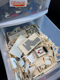 Large Lot of Assorted Legos in 2 Sterilite 3-Drawer Storage Units