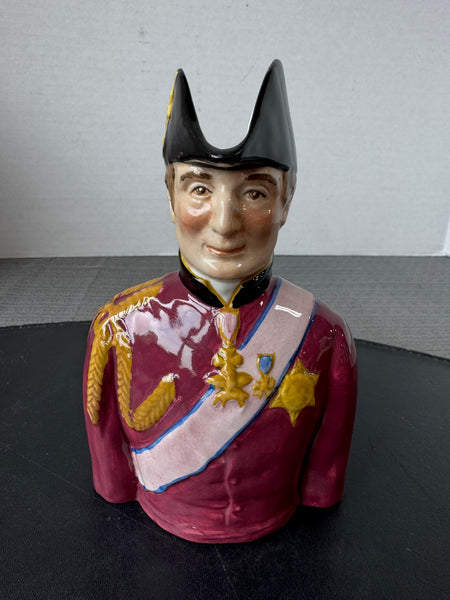 (D) Wood & Sons England Duke of Wellington Toby Jug Pitcher